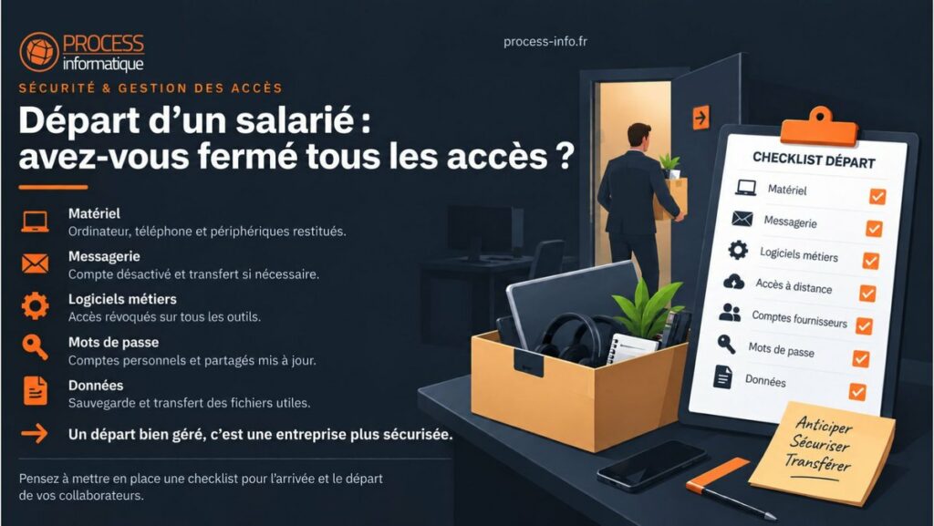 Départ d&rsquo;un collaborateur : avez-vous fermé tous ses accès informatiques ?